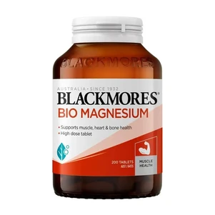 (PRE ORDER) Blackmores Bio Magnesium 200 Tablets Exclusive Size shelf life 2yrs